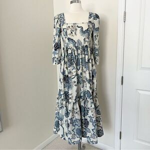 Shein Floral Tiered Dress S